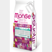 Сухой корм для кошек MONGE Hairball 10 кг (8009470004794)