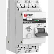 Дифавтомат EKF PROxima АД-32 1P+N 16А 30мА тип АС (DA32-16-30-pro)