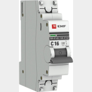 Автоматический выключатель EKF PROxima ВА 47-63 1P 16А C 4,5кA (mcb4763-1-16C-pro)