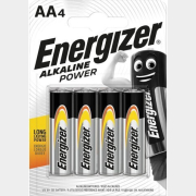 Батарейка AA ENERGIZER Power алкалиновая 4 штуки