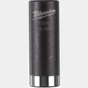 Головка ударная 1/4 12 мм 6 граней удлиненная MILWAUKEE Shockwave (4932478006)