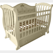 Кроватка детская RAY Agio ваниль (универсальный маятник, каретная стяжк, массив ольха)