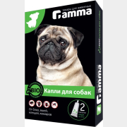Биокапли от блох и клещей для собак GAMMA 2 пипетки (12302001)