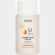 Флюид солнцезащитный BABE Laboratorios Super Fluid Color Sunscreen SPF 50 50 мл (8436571631114)