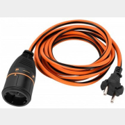 Удлинитель-шнур 20 м 1 розетка 16А ELECTRALINE оранжевый/черный (01364)