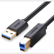 Кабель UGREEN US210-30753 USB 3.0 AM to USB 3.0 BM 1m Black