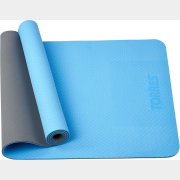 Коврик для йоги TORRES Comfort 6 TPE сине-серый 173х61х0,6 см (YL10086)