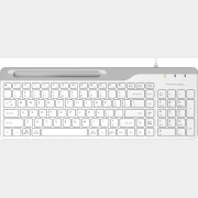Клавиатура A4TECH Fstyler FK25 White/Grey