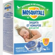 Электрофумигатор от комаров MOSQUITALL Нежная защита для детей с жидкостью 30 ночей 30 мл (9161136301)