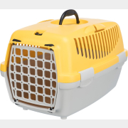 Переноска для животных TRIXIE Capri Transport Box 48х31х32 см светло-серый/желтый (39816)