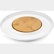 Блюдо фарфоровое круглое WALMER Bamboo 26 см (W37000776)