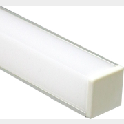Профиль для светодиодной ленты угловой квадратный 16х16х2000 мм FERON CAB281 серебро (10300)