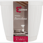 Горшок для цветов INGREEN Barcelona 1,8 л белый (IG623010006)