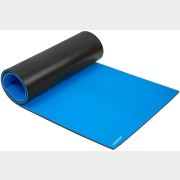 Коврик для фитнеса ISOLON Sport 10 синий/черный 180х60х1 см