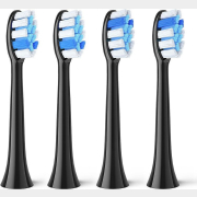 Насадки для электрической зубной щетки FAIRYWILL PW 11 черный 4 штуки для моделей P9, P10, P11, P80, T9 (6973734200937)