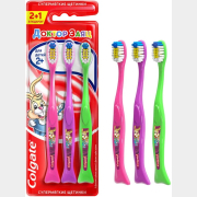 Зубная щетка детская COLGATE Для детей от 2 лет 2+1