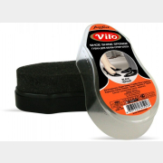 Губка для обуви из гладкой кожи VILO Супер блеск мини черный