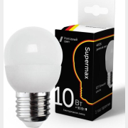 Лампа светодиодная E27 КОСМОС Supermax 10 Вт 6400К (Sup_LED10WGL45E2764)