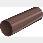 Труба ПВХ ТЕХНОНИКОЛЬ Оптима 80 мм темно-коричневый 3 м (054442)