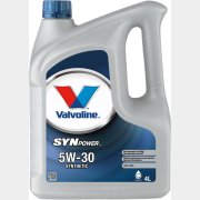 Моторное масло 5W30 синтетическое VALVOLINE SynPower 4 л (872378)