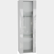 Шкаф навесной НК МЕБЕЛЬ Point тип-21 белый/белый глянец 40х29х126 см