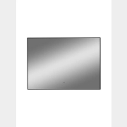 Зеркало для ванной с подсветкой КОНТИНЕНТ Amer Black LED 1000x700 ореольная теплая/холодная подсветка (ЗЛП1523)