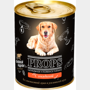 Влажный корм для собак PROPS говядина консерва 338 г (0804)