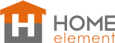 логотип бренда HOME ELEMENT