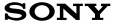 логотип бренда SONY