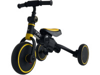 Велосипед-беговел детский трехколесный BUBAGO Flint Black-Yellow (BG-F- 109-3)