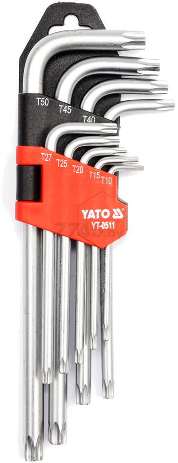 Набор ключей Torx Т10Н-Т50Н 9 предметов YATO (YT-0511) купить в Минске — цены в интернет-магазине 7745.by