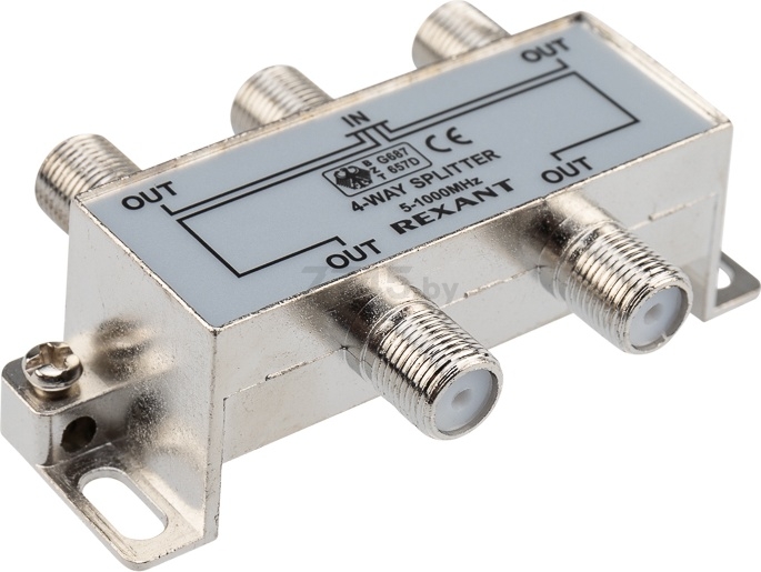 Разъем-разветвитель ТВ гнездо F - 4 гнезда F REXANT (05-6003) купить в Минске — цены в интернет-магазине 7745.by