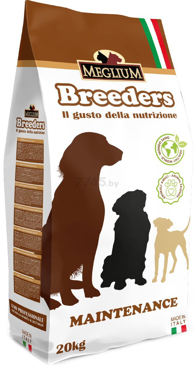 Сухой корм для собак MEGLIUM Breeder 20 кг (MS01L20) купить в Минске — цены в интернет-магазине 7745.by