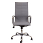 Кресло компьютерное AKSHOME Elegance серый текстиль (46309) - Фото 2