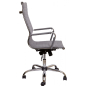 Кресло компьютерное AKSHOME Elegance серый текстиль (46309) - Фото 3