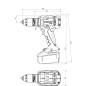 Дрель-шуруповерт аккумуляторная METABO BS 18 LTX Impuls (T0347) - Фото 3