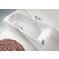 Ванна стальная KALDEWEI Saniform Plus Star 332 160х70 с отверстиями для ручек (1332 0001 0001) - Фото 2