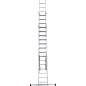 Лестница алюминиевая трехсекционная 926 см НОВАЯ ВЫСОТА NV323 (3230314) - Фото 6