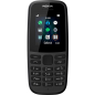 Мобильный телефон NOKIA 105 Dual SIM 2019 черный (16KIGB01A01)