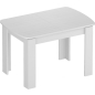 Стол кухонный ЭЛИГАРД Arris 3 белый структурный 138-193х85х76 см