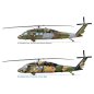 Сборная модель ITALERI Вертолет UH-60/MH-60 BLACK HAWK NIGHT RAID 1:72 (1328) - Фото 4