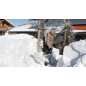 Лопата снеговая пластмассовая 400 мм GARDENA ClassicLine (17550-30) - Фото 7