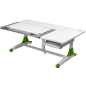 Парта растущая COMF-PRO King Desk белый/зеленый (301)