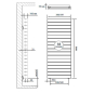 Радиатор биметаллический ROYAL THERMO PianoForte Tower new/Silver Satin 18 секций (НС-1176348) - Фото 3