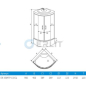 Кабина душевая ERLIT ER3509TP-C3 90х90 - Фото 2