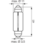 Лампа накаливания автомобильная BOSCH Pure Light SV8,5-8 2 штуки (1987301014) - Фото 3