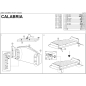 Кровать двуспальная SIGNAL Calabria Velvet серый 160х200 см (CALABRIAVSZZL) - Фото 2