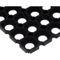 Коврик придверный ячеистый 50х80х1,6 см VORTEX черный (20002) - Фото 4
