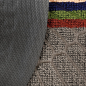 Коврик придверный рельефный VORTEX Comfort 45х75 см полукруглый с подложкой серый (22387) - Фото 3