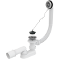 Сифон для ванны хромированный ALCAPLAST (A501)